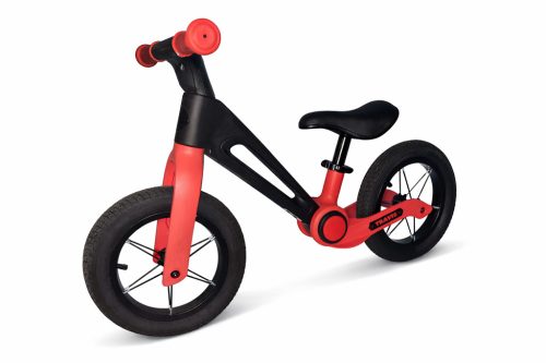 Összecsukható futóbicikli 2-3 éveseknek – ultrakönnyű tanulóbicikli (Fekete/Piros)