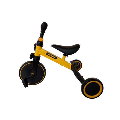 2 az 1-ben, futóbicikli – tanulóbicikli / tricikli 2-3 éveseknek (Sárga)