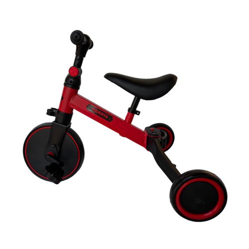 2 az 1-ben, futóbicikli – tanulóbicikli / tricikli 2-3 éveseknek (Piros)