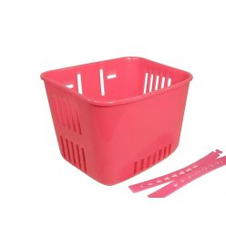 Gyerek kosár - műanyag - pink