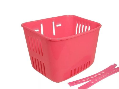 Gyerek kosár - műanyag - pink